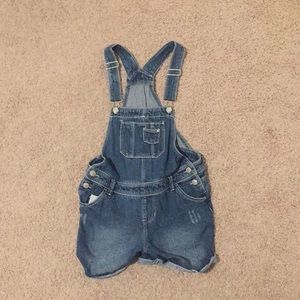 Denim overalls